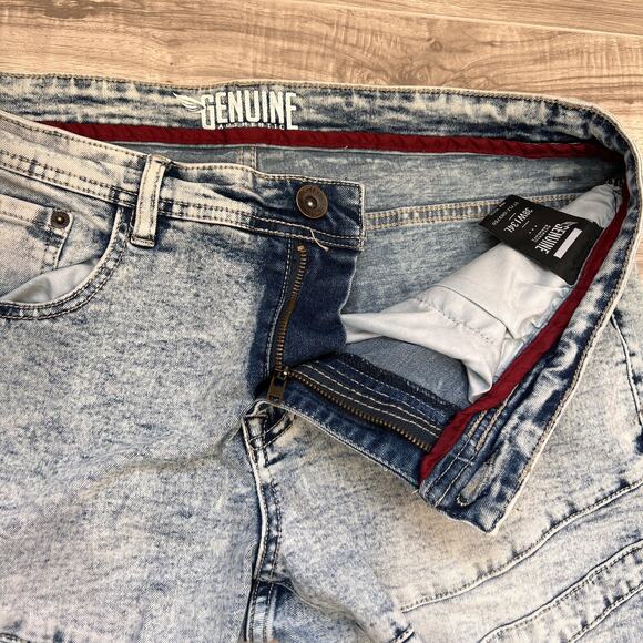 Genuine Authentic Garments Straight Leg Medium Wash Men's Jeans Size W38 L34 - Picture 7 of 11